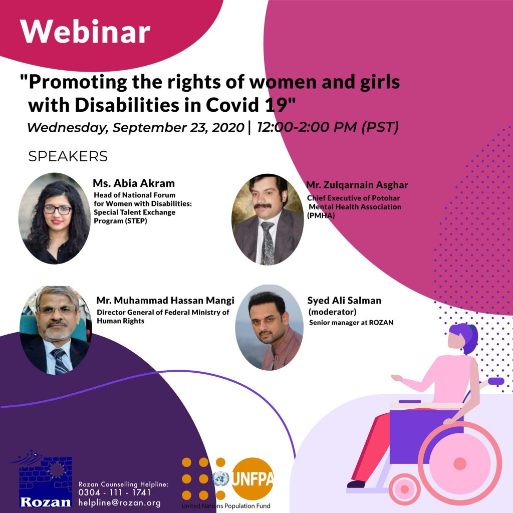 Webinar on "Promoting the Rights of Women and Girls with Disabilities ...