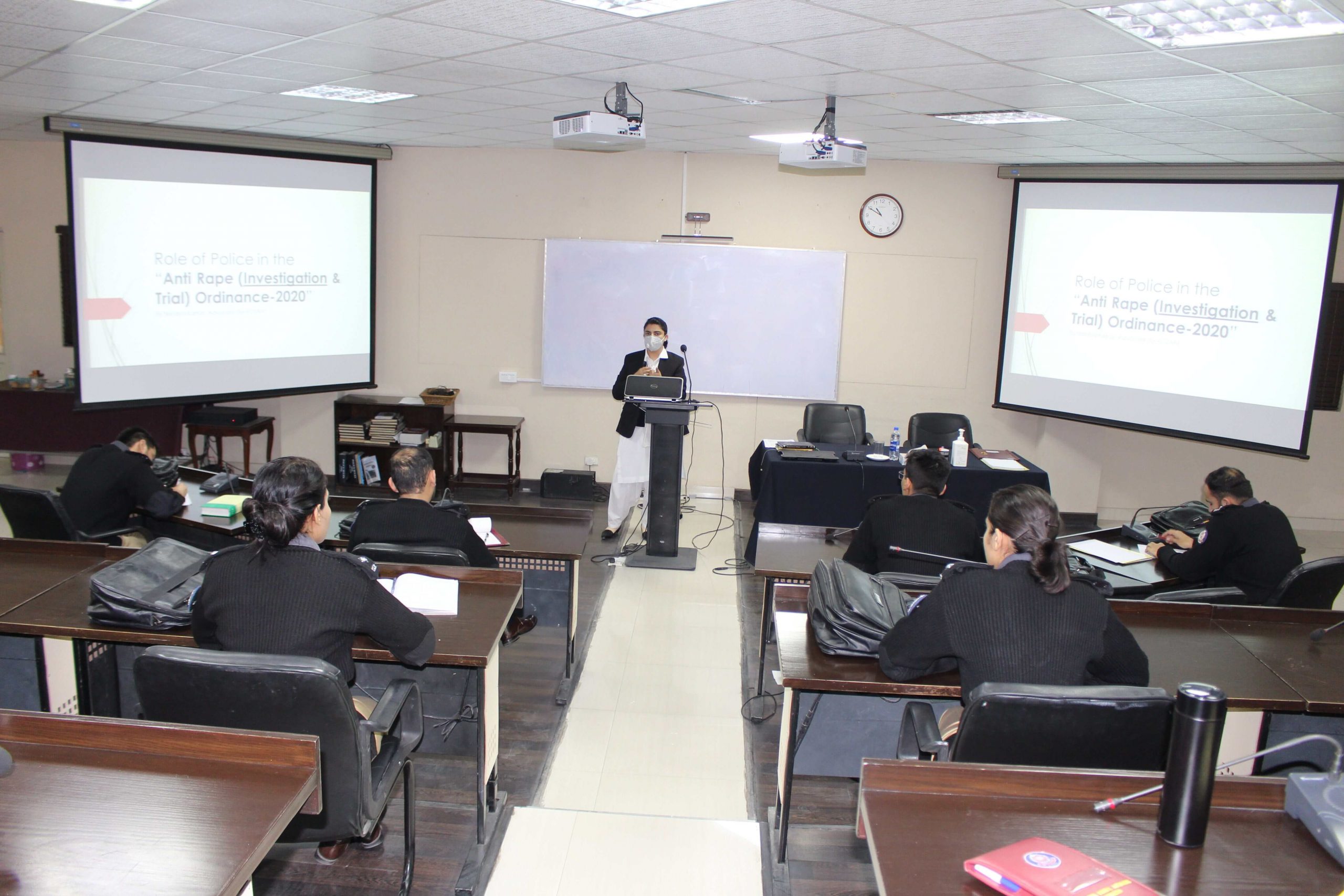 Natalya Kamal, a professional barrister, spoke on the role of the police in the Ordinance and explained the pros and cons of the Ordinance from a legal perspective.