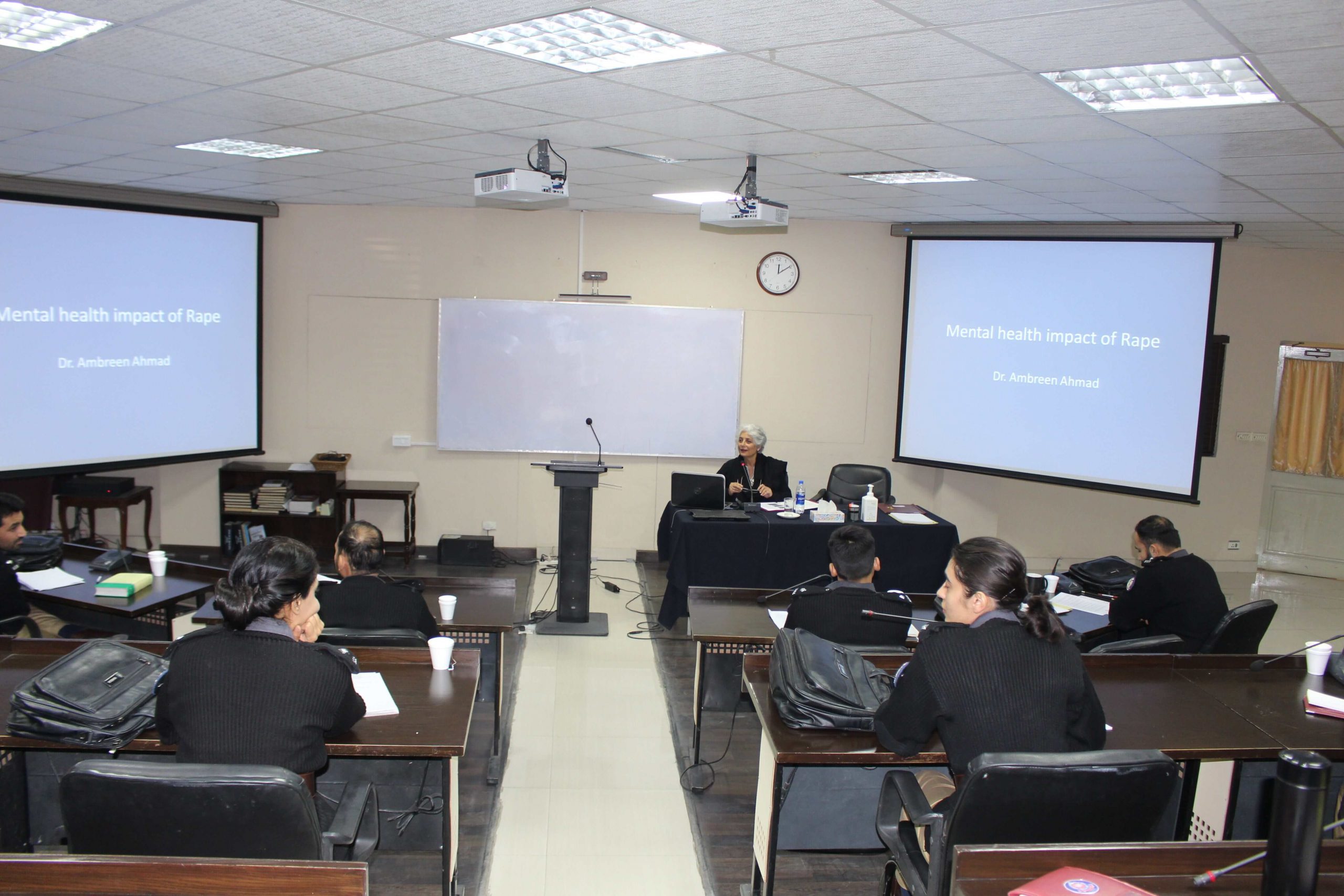 Dr. Ambreen Ahmad, a seasoned psychiatrist, talked about mental health impact of rape crime on the survivors of rape.