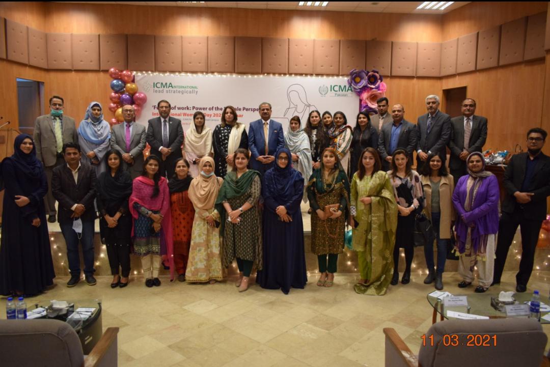 Rozan was invited at Institute of Cost and Management Accountants of Pakistan (ICMA Pakistan) in connection to celebrate International Women's Day.